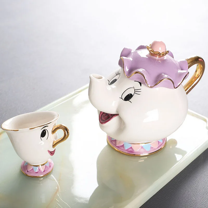 Tea Coffee Pot Set - Nueva tetera de dibujos animados, linda