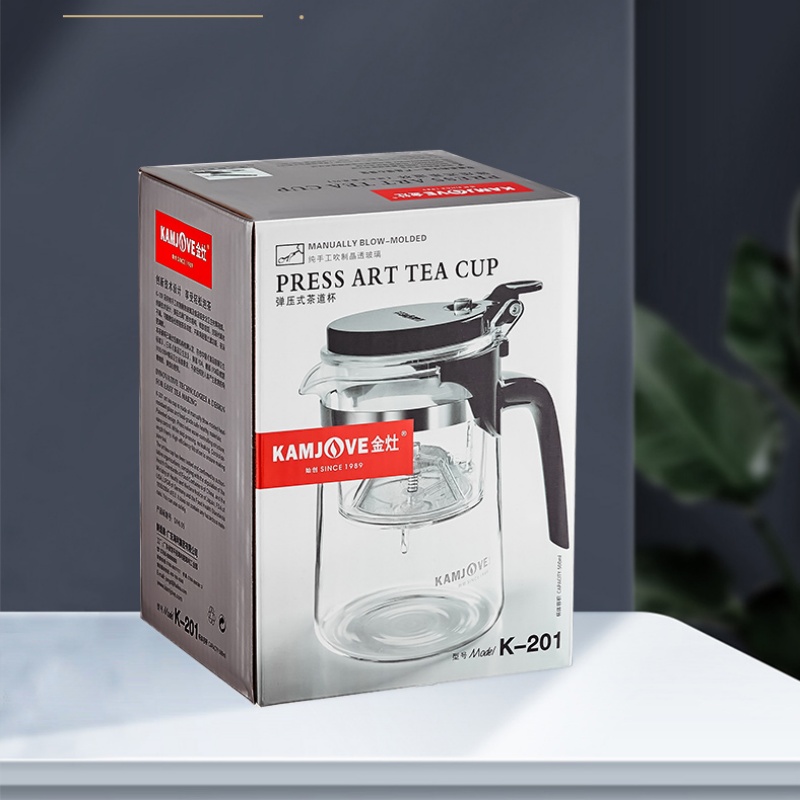 French Press Glass - Tetera de vidrio resistente al calor