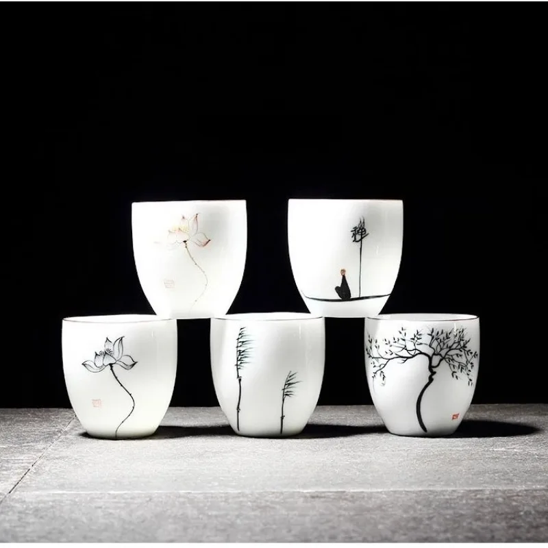 Tea Coffee Utensils - Taza de Té de Cerámica Pintada