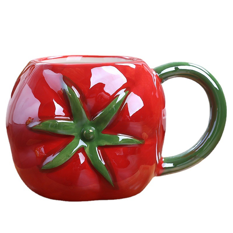 Coffee Tea Difference - Taza creativa con forma de fruta,