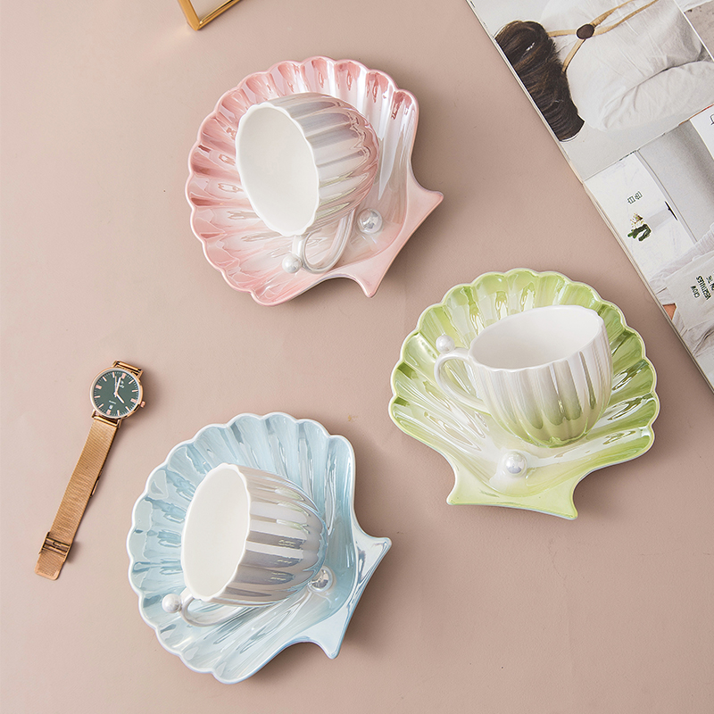 Best Tea Coffee - Tazas de cerámica con diseño de