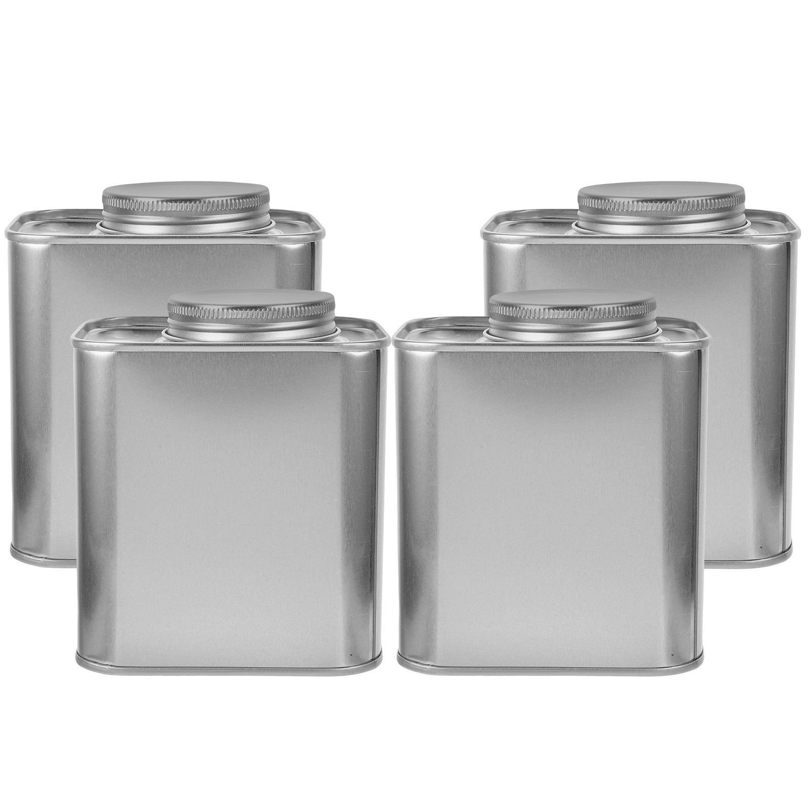 Coffee Tea Sugar Canisters - 4 piezas de recipientes de hojalata