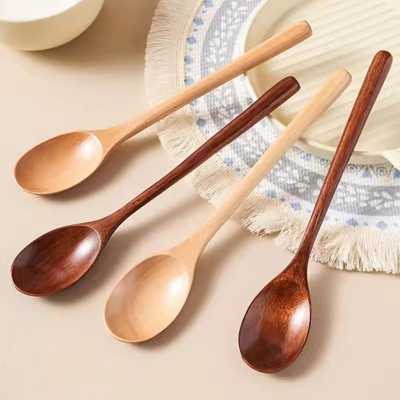 Tea Coffee Utensils - Cuchara de madera para vajilla, utensilio