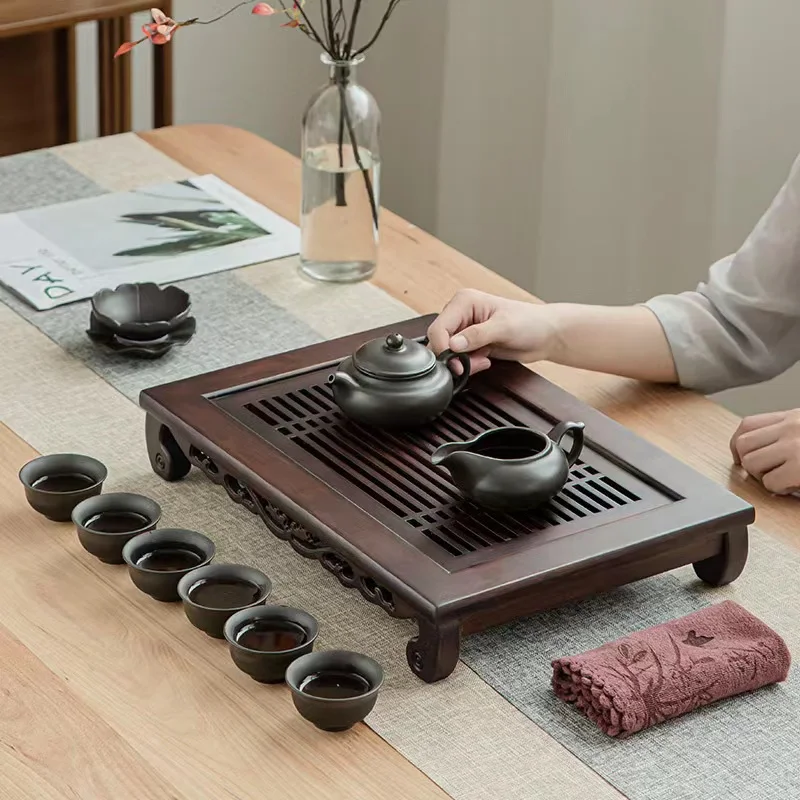 Bamboo Tea Tray - Bandeja de té de bambú Natural