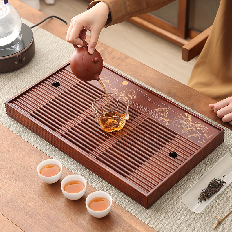 Bamboo Tea Tray - Bandeja de té de bambú Simple