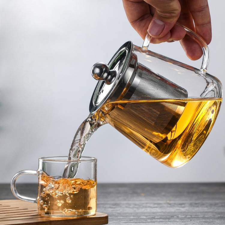 French Press Glass - Tetera de Vidrio Resistente al Calor