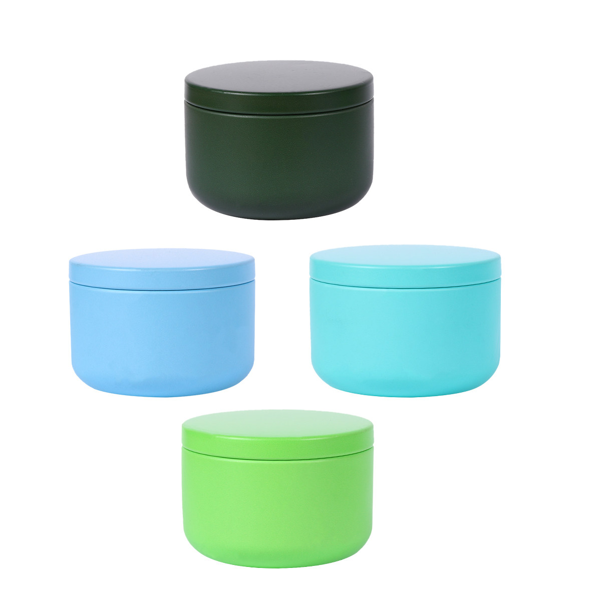 Coffee Tea Sugar Canisters - Juego de 4 Latas de Metal