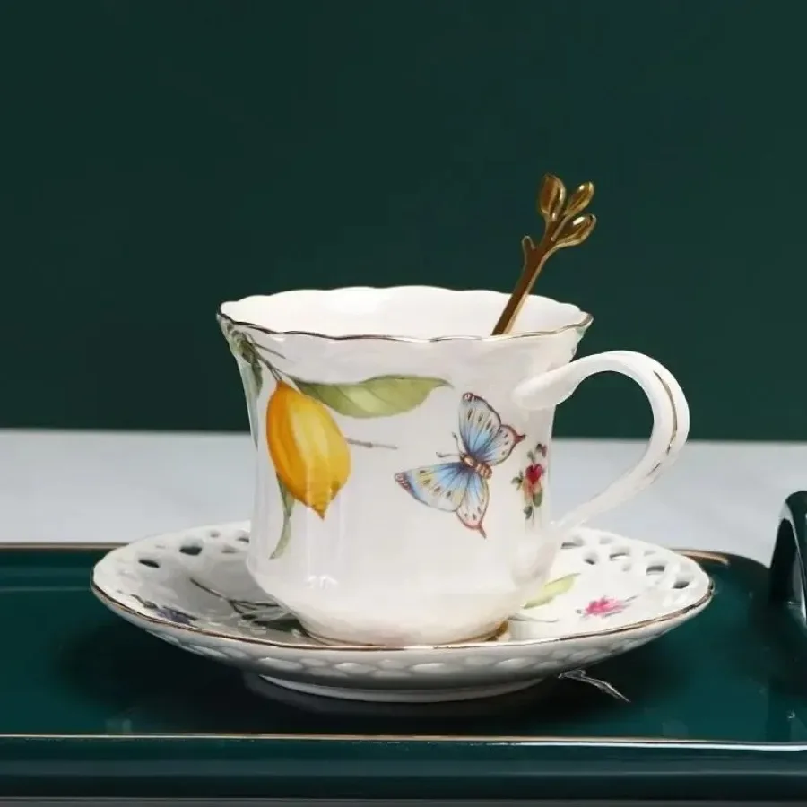 Best Tea Coffee - Juego de Tazas de Té Estilo