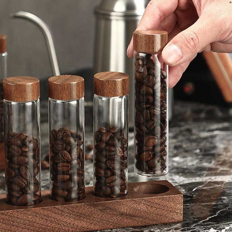 Coffee Tea Tumbler - Tubo de vidrio para granos de