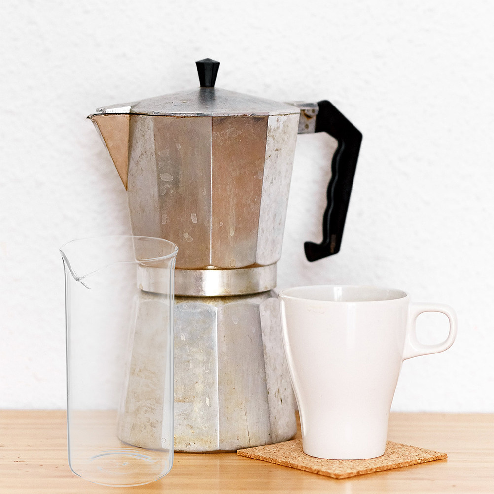 Coffee Tea Replacement - Copa de Repuesto Transparente de Vidrio