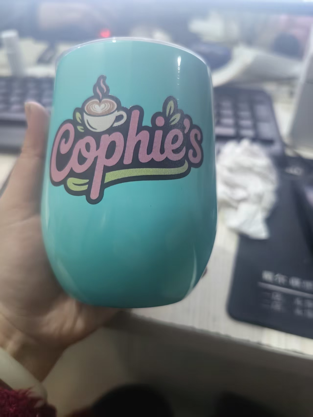 Coffee Tea Flask - Taza de huevo de 12oz, taza