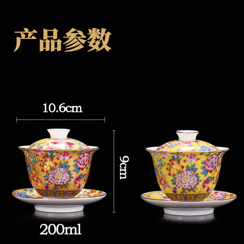 HMLOVE porcelana blanca Sancai - Gongfu Tea Set reseña y precio