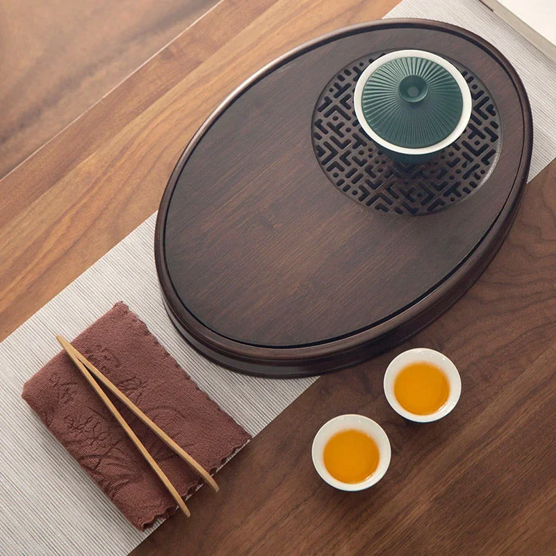 Bandeja de bambú Natural para  - Bamboo Tea Tray reseña y precio