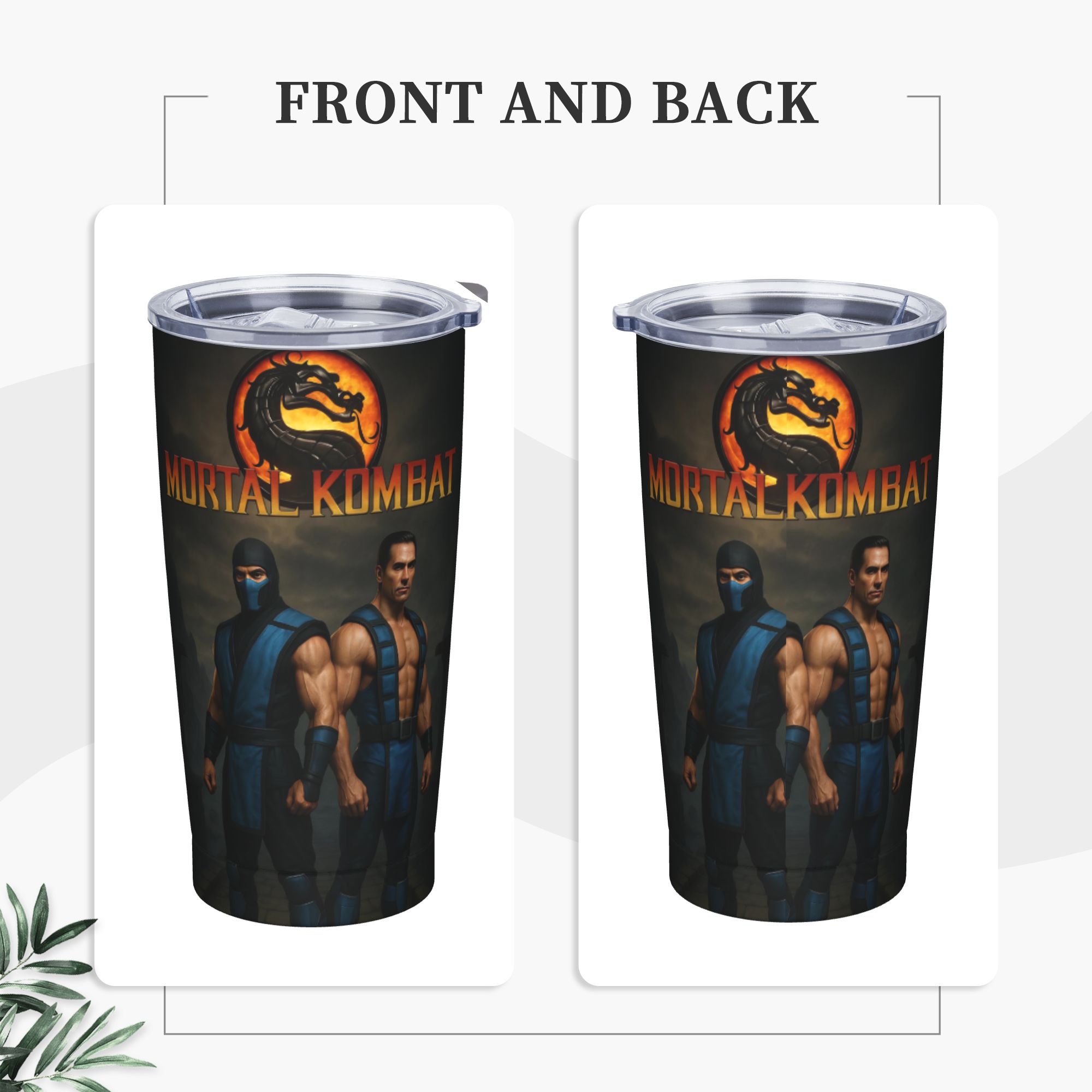 Vaso Térmico Mortal Kombat II  - Coffee Tea Tumbler reseña y precio