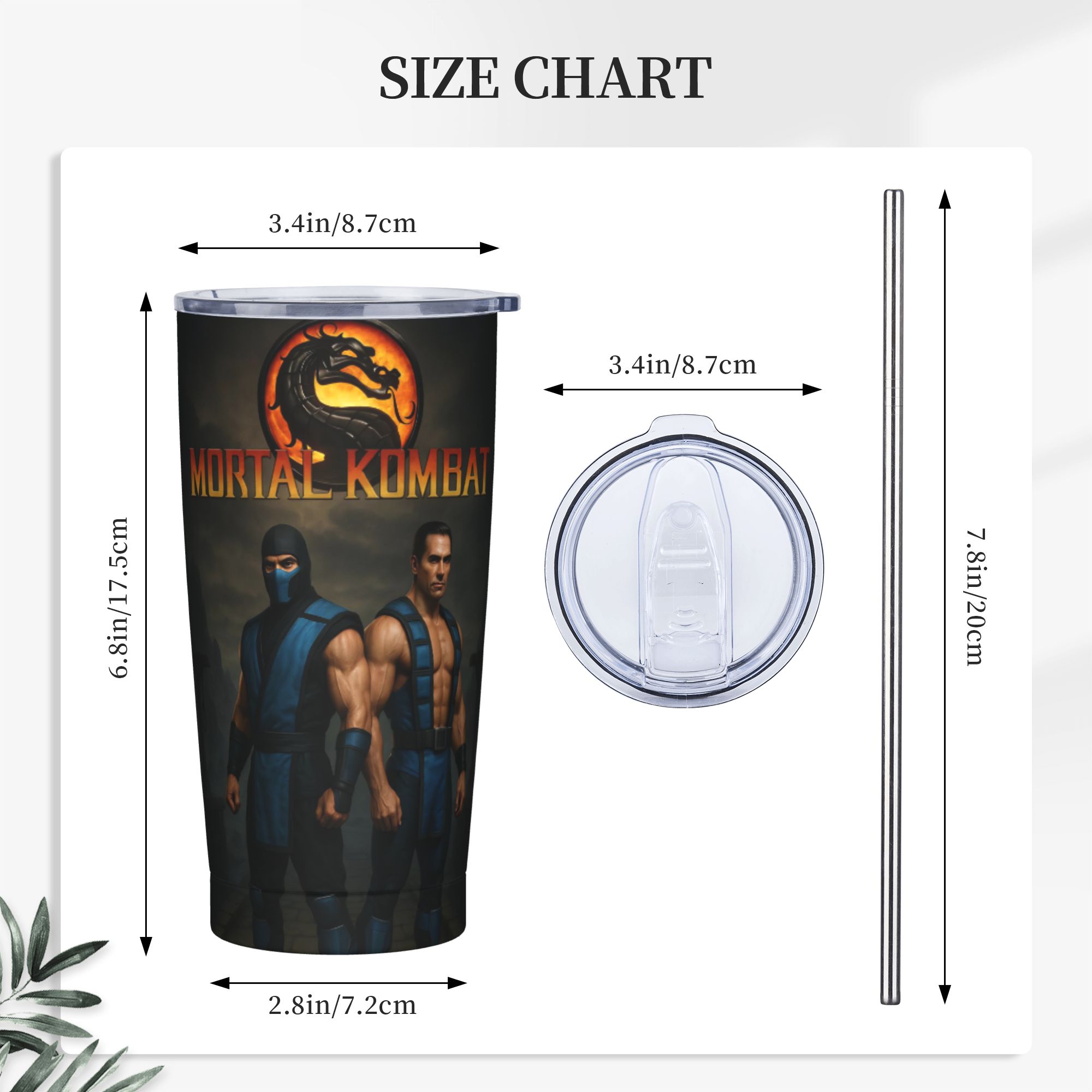 Vaso Térmico Mortal Kombat II  - Coffee Tea Tumbler reseña y precio