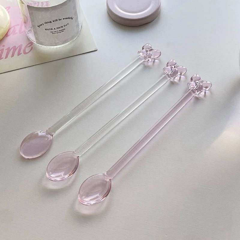 Cuchara de café de vidrio con  - Tea Coffee Utensils reseña y precio
