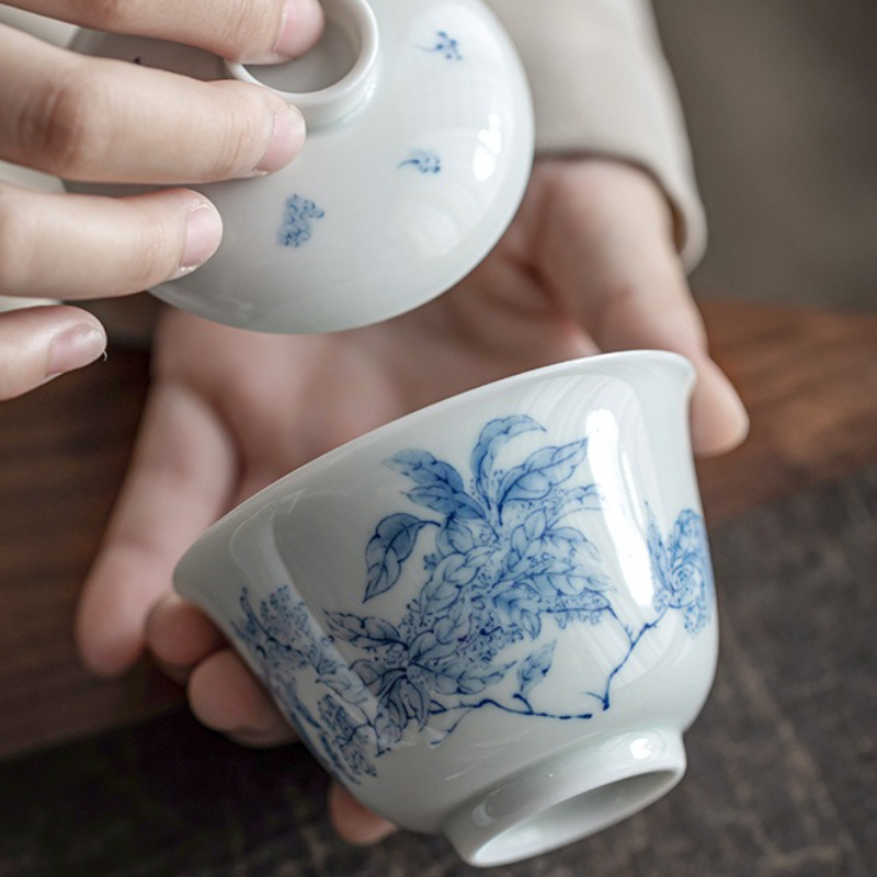 Gaiwan de porcelana blanca y a - Gongfu Tea Set reseña y precio