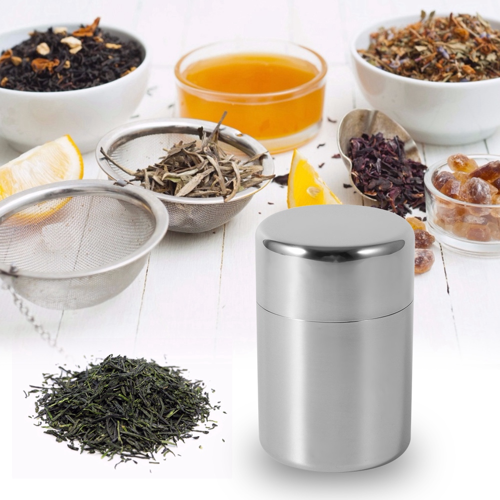 Recipientes de Acero Inoxidabl - Coffee Tea Sugar Canisters reseña y precio