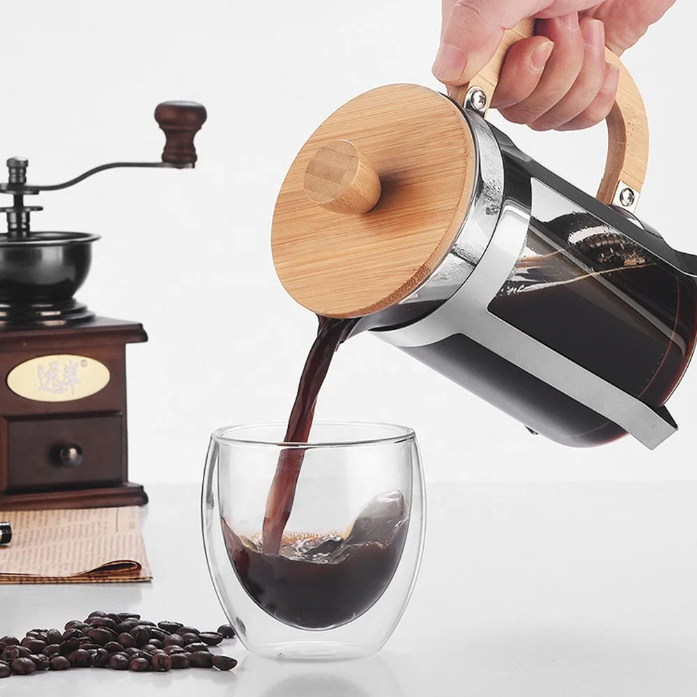 Cafetera/Tetera Francesa de Ac - French Press Glass reseña y precio