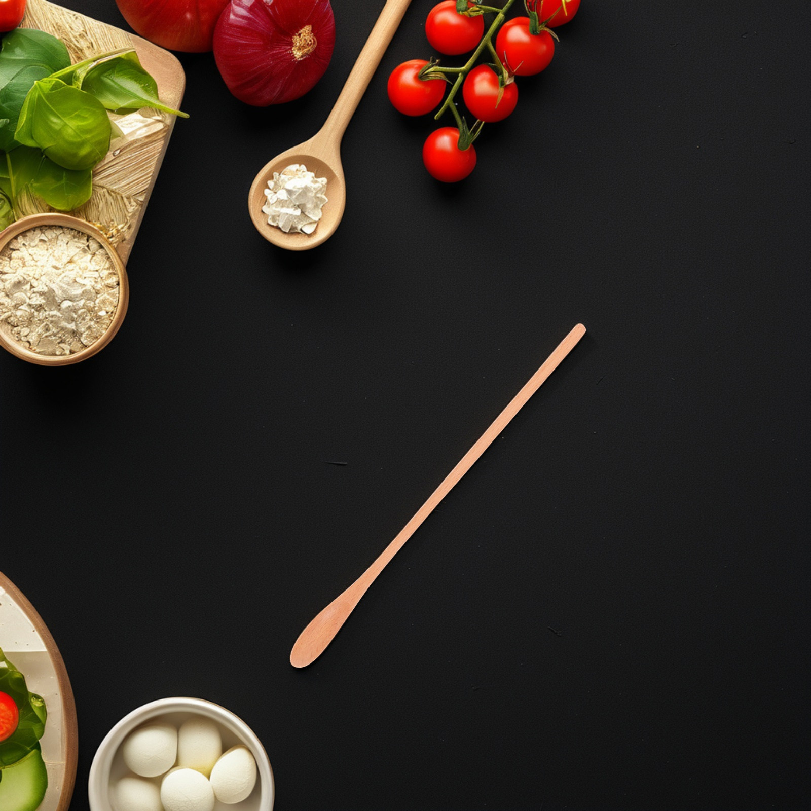 Cuchara de madera con mango la - Tea Coffee Utensils reseña y precio
