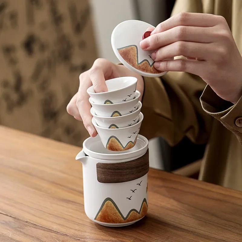 Caja de regalo, taza de té de  - Tea Coffee Pot Set reseña y precio