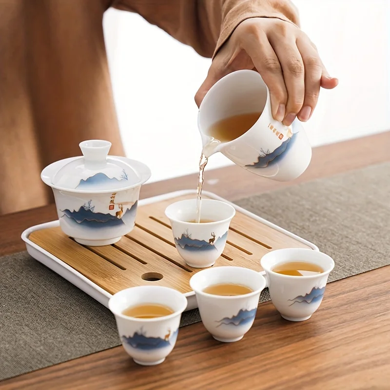 Juego de té chino de cerámica  - Gongfu Tea Set reseña y precio