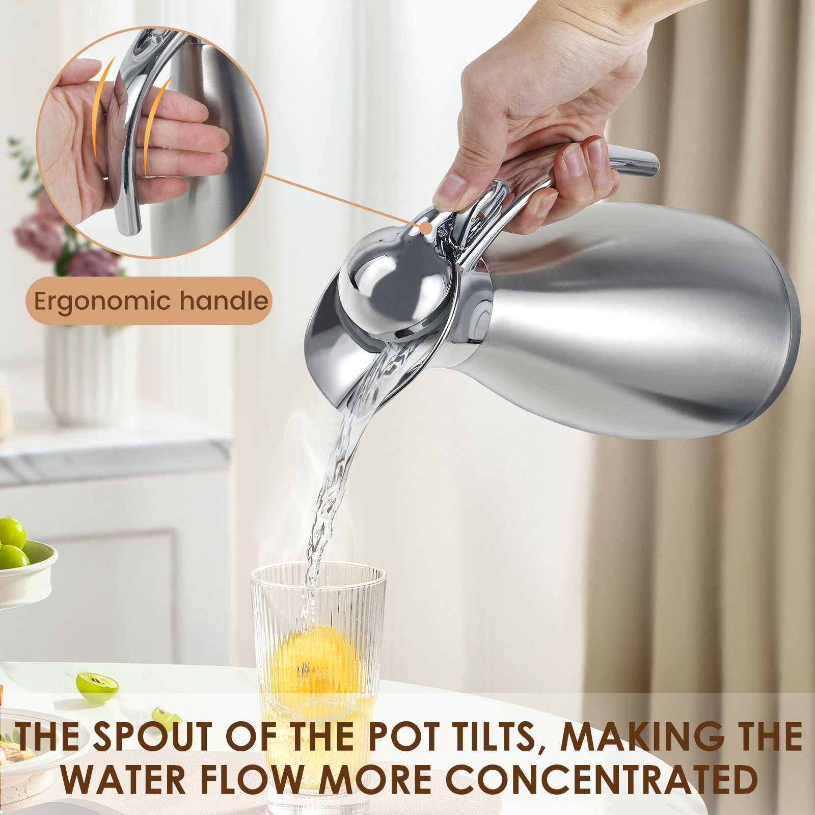 Hervidor térmico de cocina, ja - Coffee Tea Water Heater reseña y precio