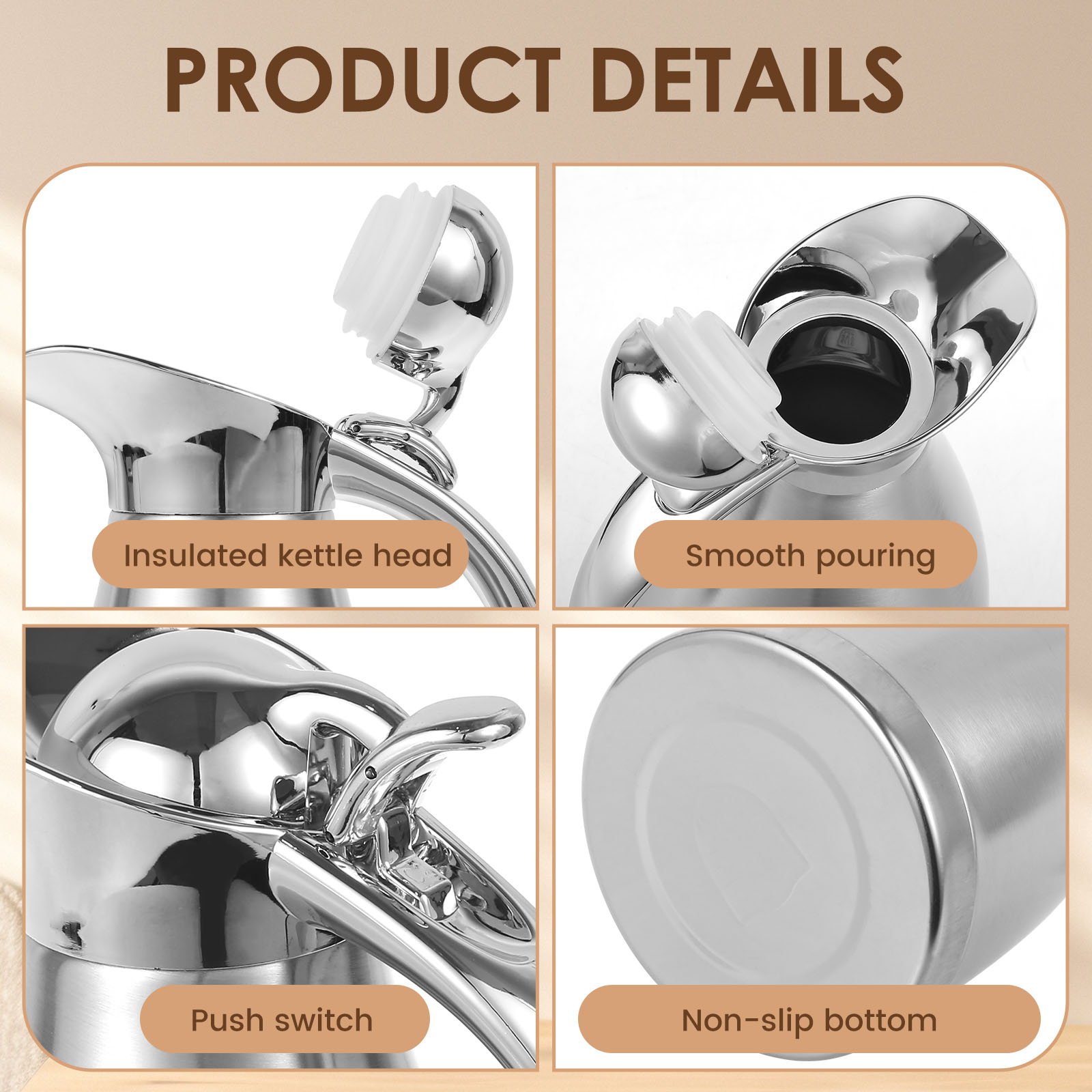 Hervidor térmico de cocina, ja - Coffee Tea Water Heater reseña y precio