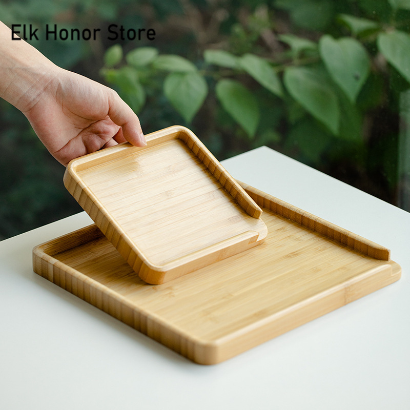 Bandeja de comida de bambú chi - Bamboo Tea Tray reseña y precio