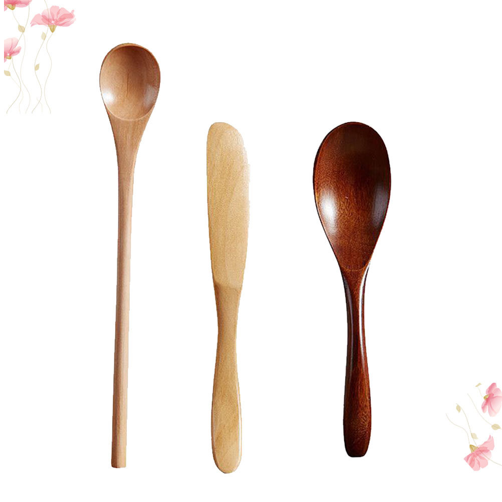 Juego de 3 Cucharas de Madera  - Tea Coffee Utensils reseña y precio