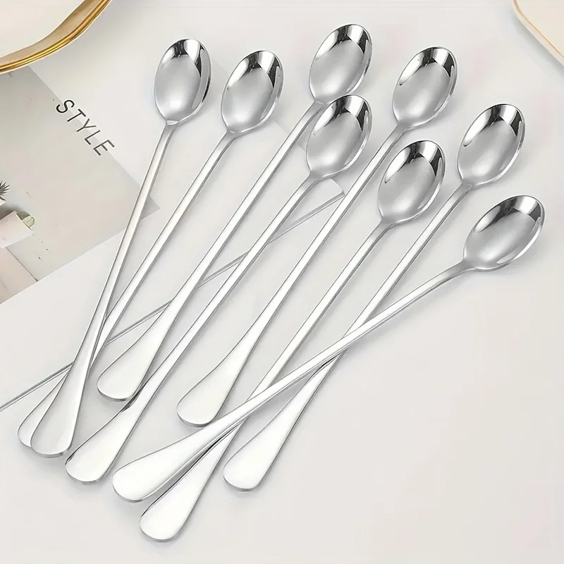 Juego de cucharas de mango lar - Tea Coffee Utensils reseña y precio