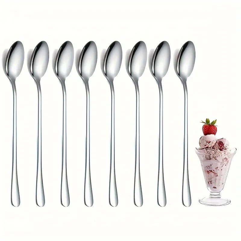 Juego de cucharas de mango lar - Tea Coffee Utensils reseña y precio