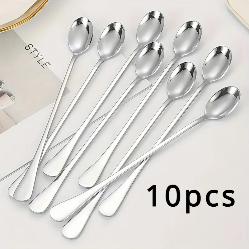 Juego de cucharas de mango lar - Tea Coffee Utensils reseña y precio