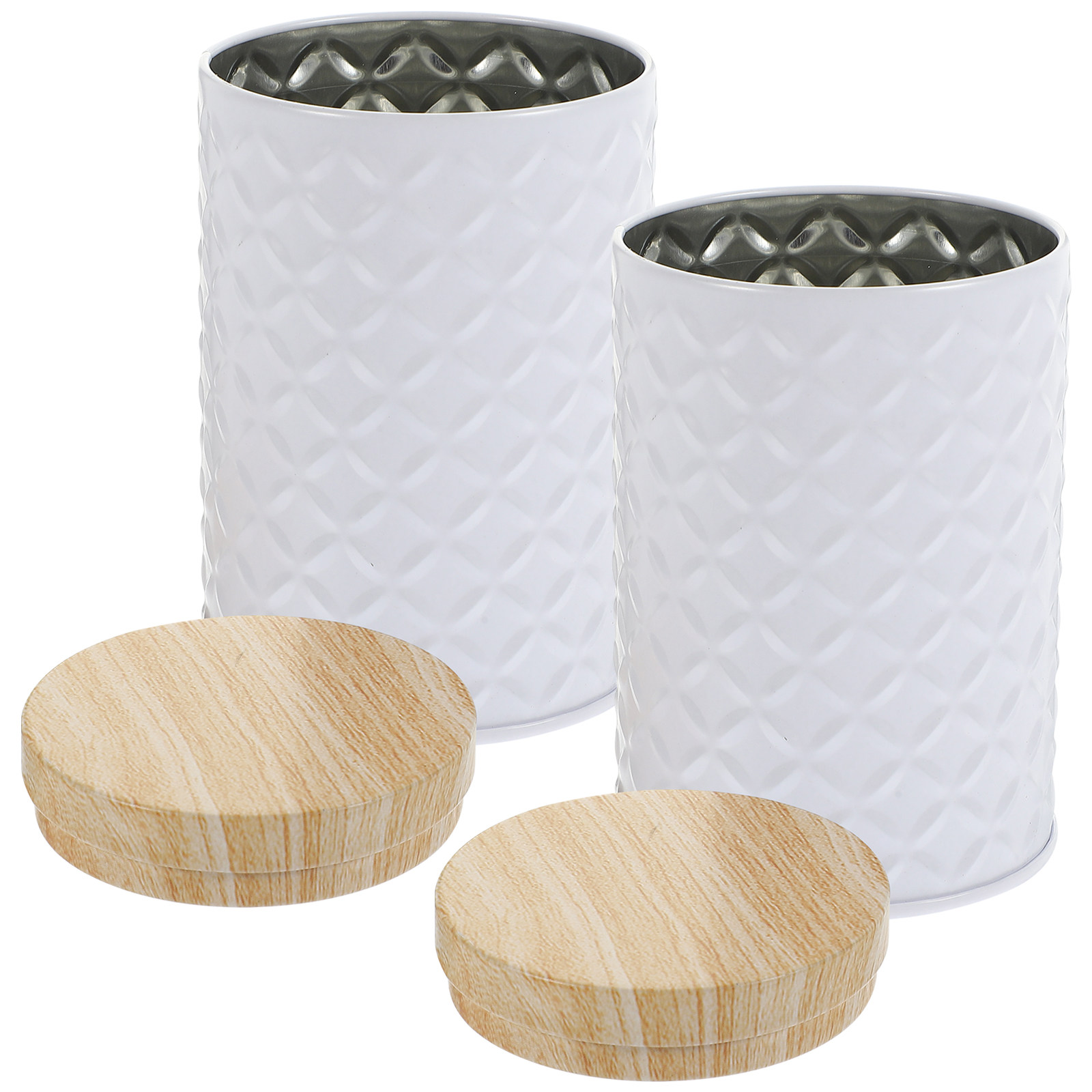 2 Recipientes de Almacenamient - Coffee Tea Sugar Canisters reseña y precio