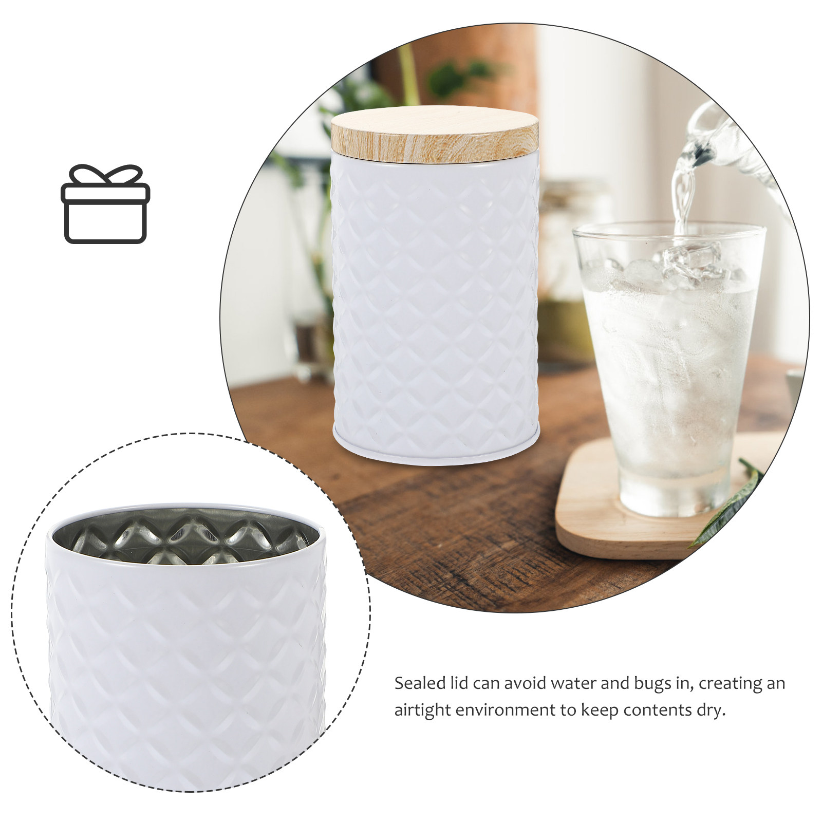 2 Recipientes de Almacenamient - Coffee Tea Sugar Canisters reseña y precio