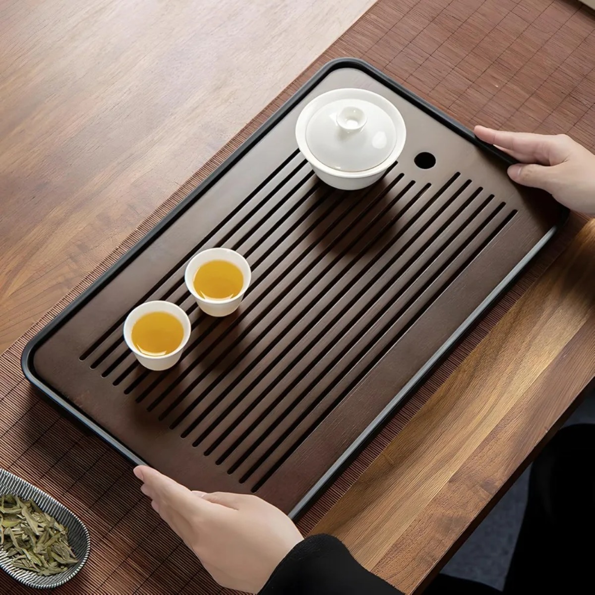 Mesa de té de bambú desmontabl - Bamboo Tea Tray reseña y precio