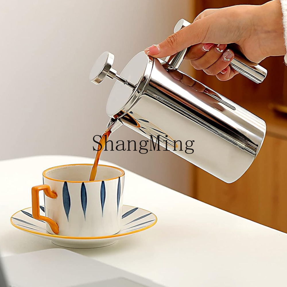 Cafetera francesa de acero ino - Tea Coffee Utensils reseña y precio