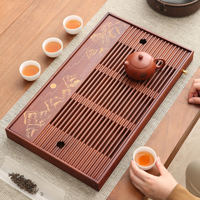 Bandeja de té de bambú Simple  - Bamboo Tea Tray reseña y precio