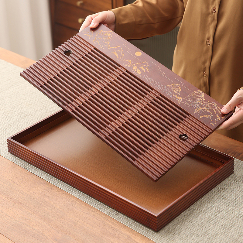Bandeja de té de bambú Simple  - Bamboo Tea Tray reseña y precio
