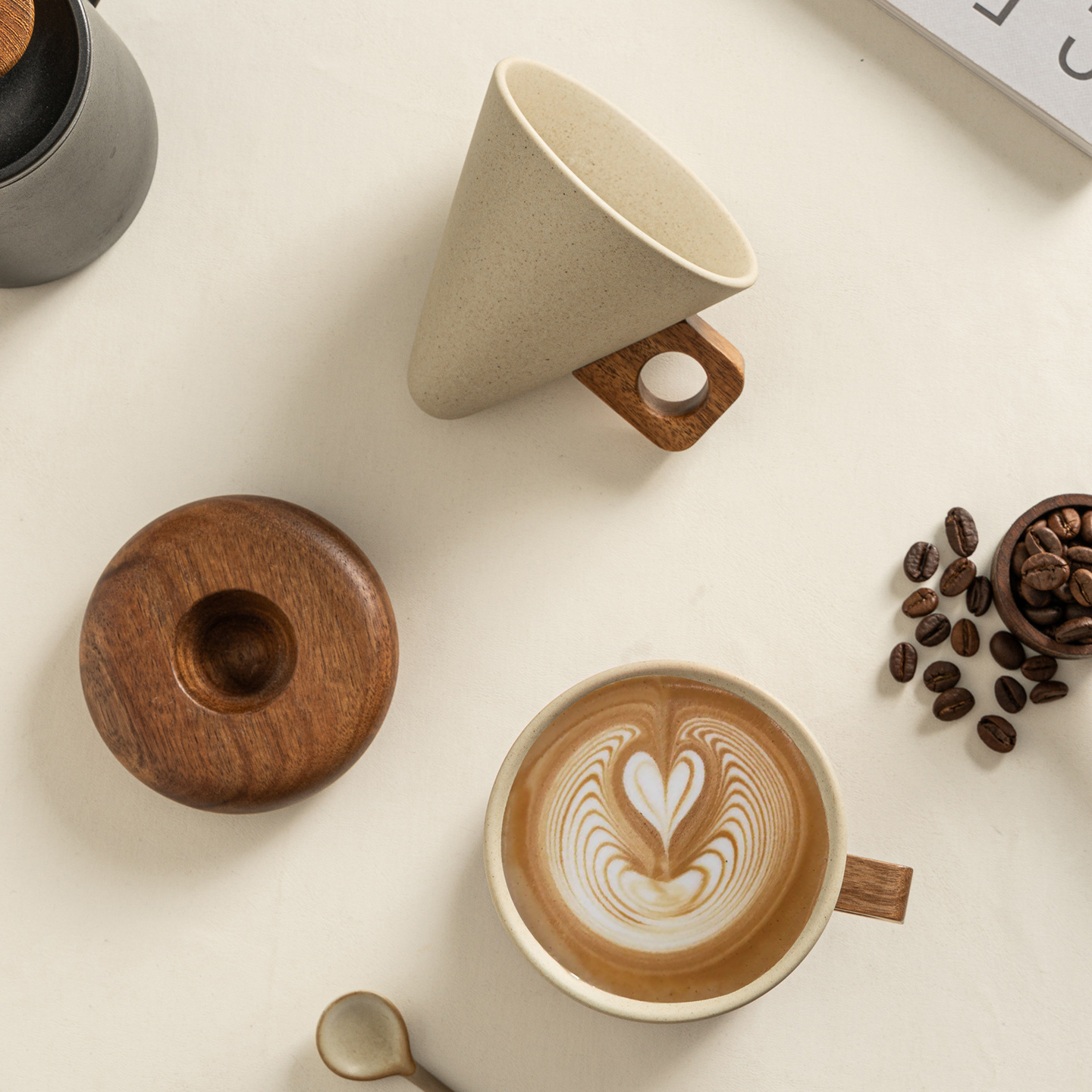 JUSTINLAU Taza de café de cerá - Tea Coffee Utensils reseña y precio