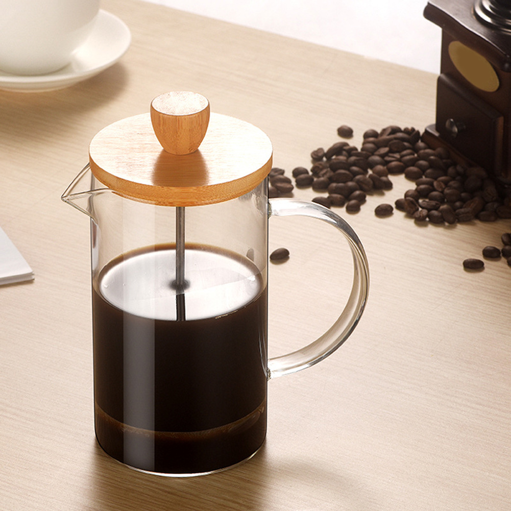 Olla de prensa de filtro franc - French Press Glass reseña y precio