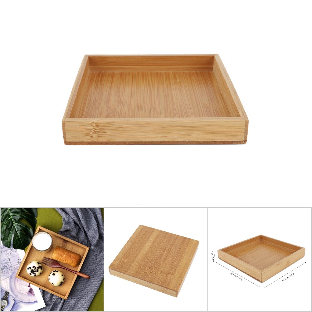 Bandeja Rectangular Estilo Jap - Bamboo Tea Tray reseña y precio