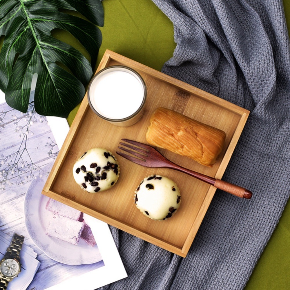 Bandeja Rectangular Estilo Jap - Bamboo Tea Tray reseña y precio