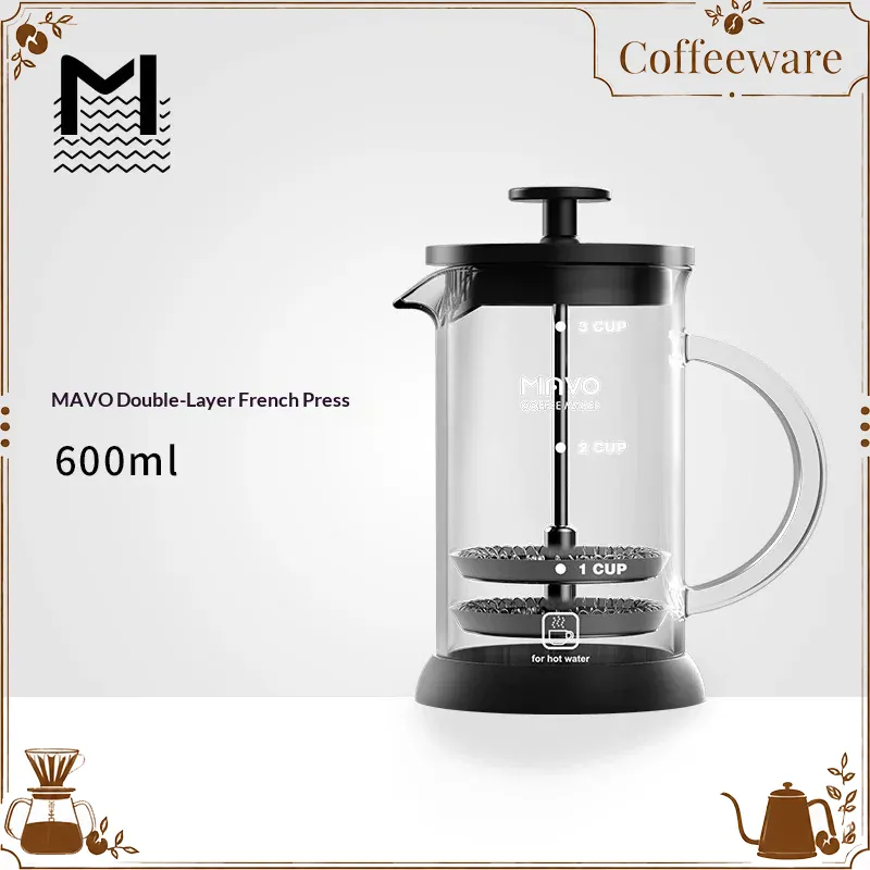 Cafetera francesa MAVO con fil - French Press Glass reseña y precio