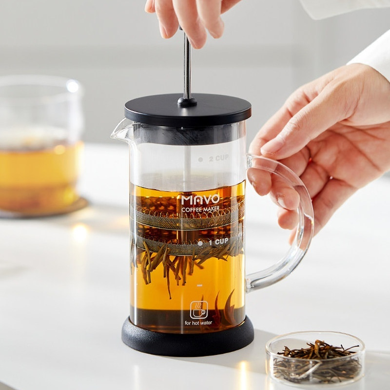 Cafetera francesa MAVO con fil - French Press Glass reseña y precio