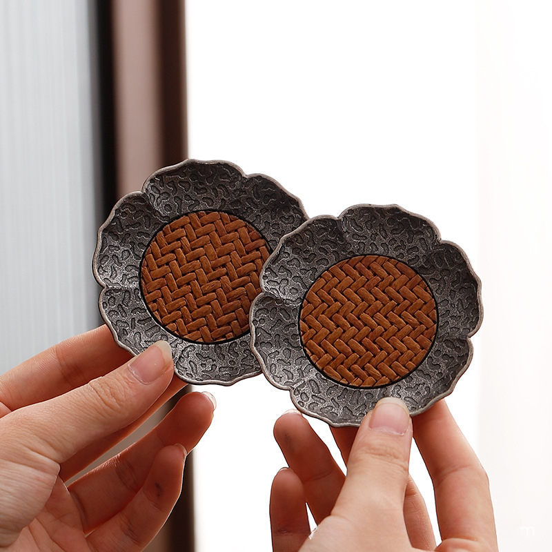 Posavasos de aleación de plata - Bamboo Tea Tray reseña y precio