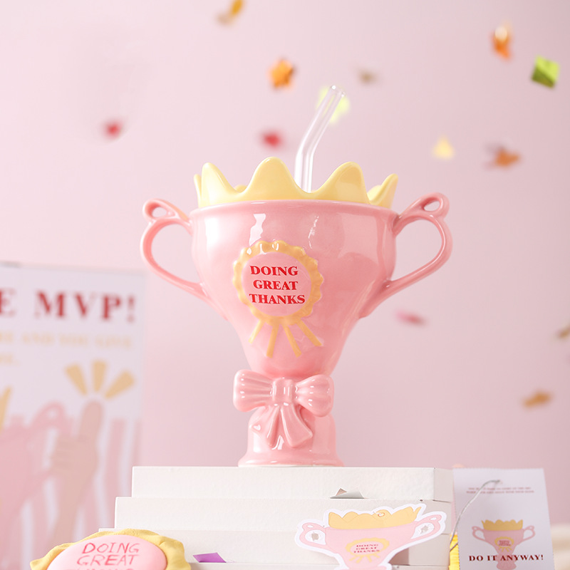 Tazas de cerámica Queen Trophy - Best Tea Coffee reseña y precio