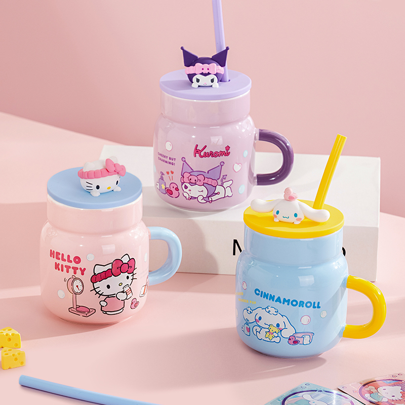 Taza de cerámica Sanrio de 450 - Coffee Tea Flask reseña y precio