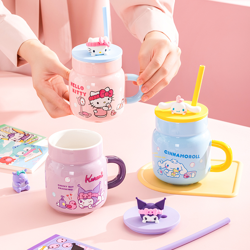 Taza de cerámica Sanrio de 450 - Coffee Tea Flask reseña y precio