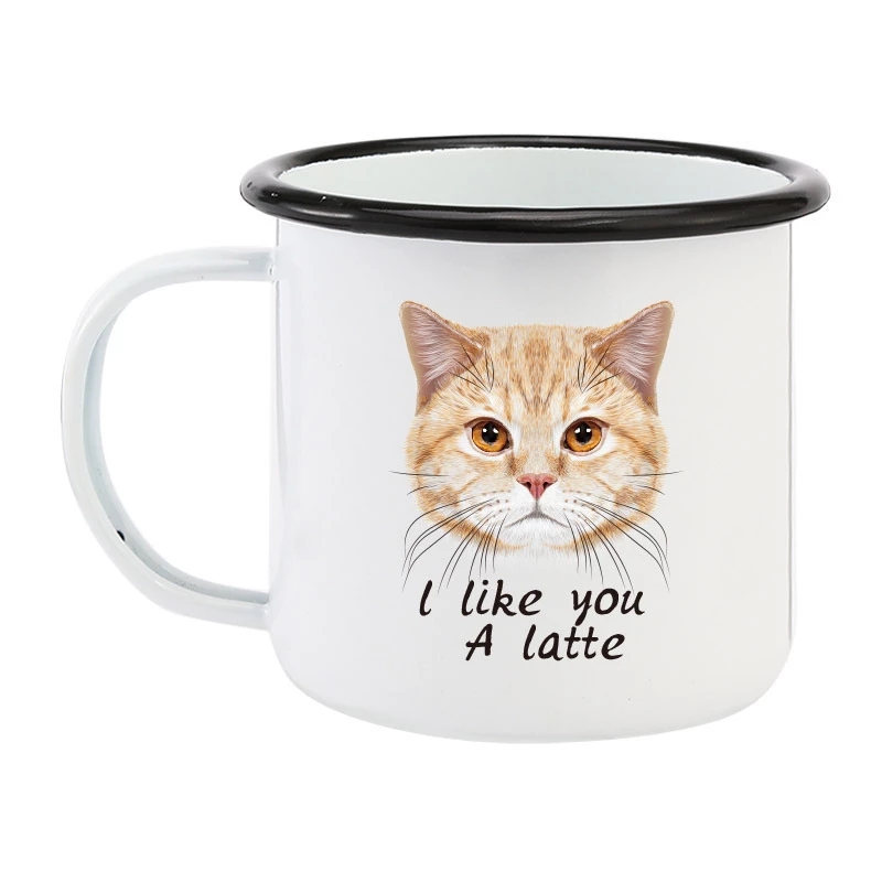 Taza de Café Esmaltada de 350  - Coffee Tea Name reseña y precio